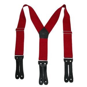 Welch Men's Elastic Button-End Y-Back 2 Inch Work Suspenders